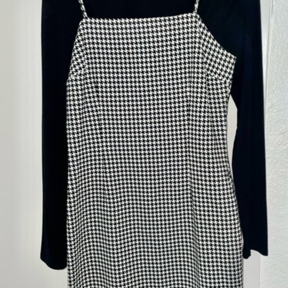 2 Piece Houndsooth Dress Set - Picture 2 of 4